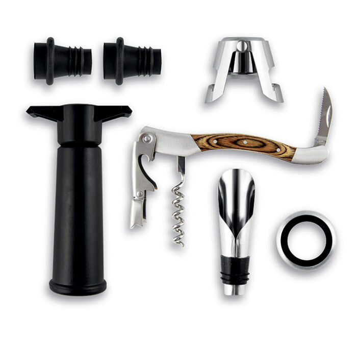 TİRBUŞON SETİ "Wine Memorabile Grand Crue" - Legnoart Markası